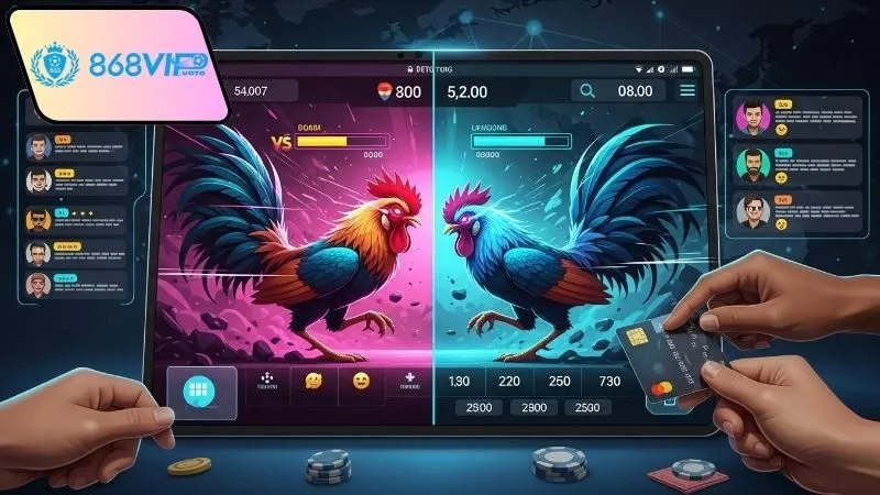 Mẹo cược khi xem đá gà trực tiếp bên Thomo hôm nay 868vip